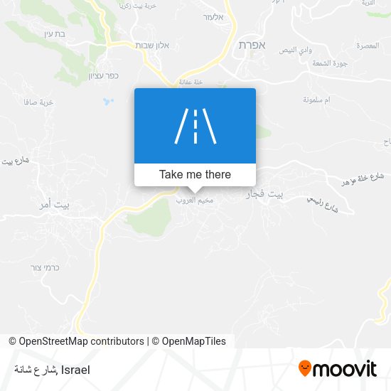 شارع شانة map