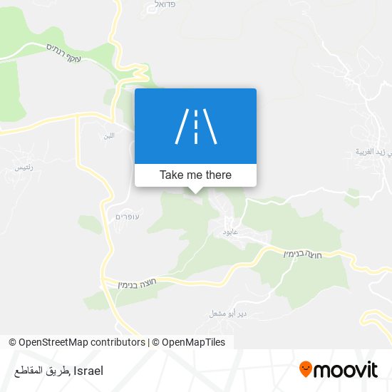 طريق المقاطع map