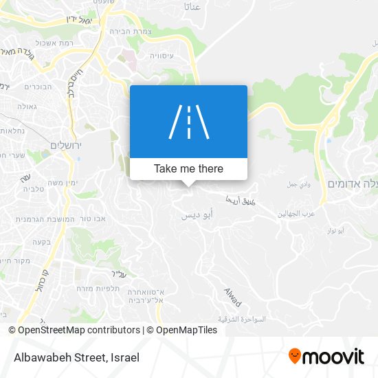 Albawabeh Street map