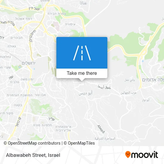 Albawabeh Street map