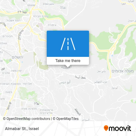 Almabar St. map