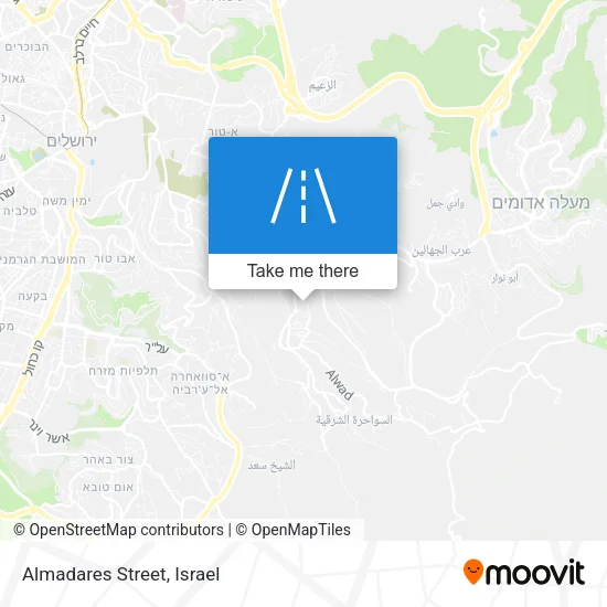 Almadares Street map