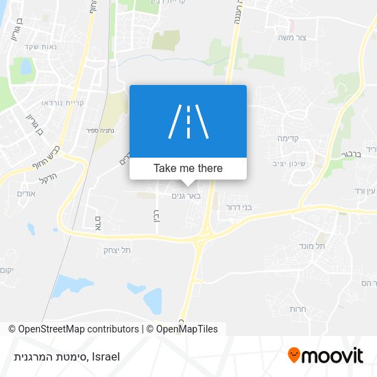 סימטת המרגנית map