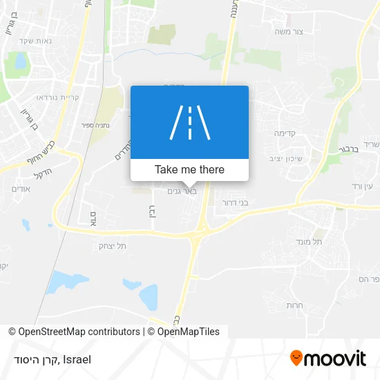 Карта קרן היסוד