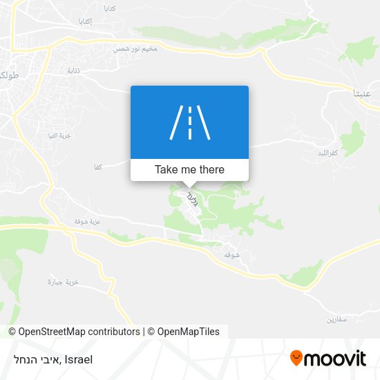 איבי הנחל map