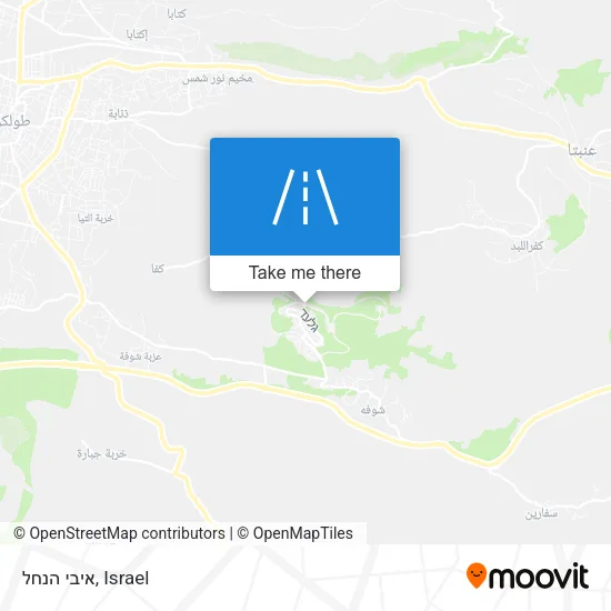 איבי הנחל map