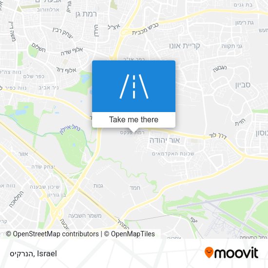 הנרקיס map