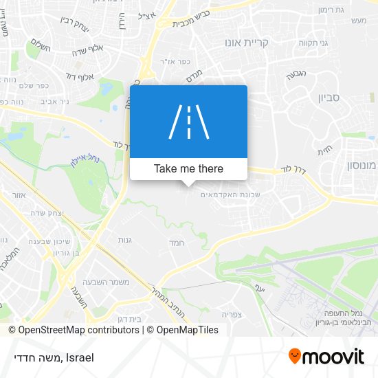 משה חדדי map