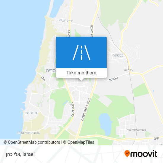 אלי כהן map