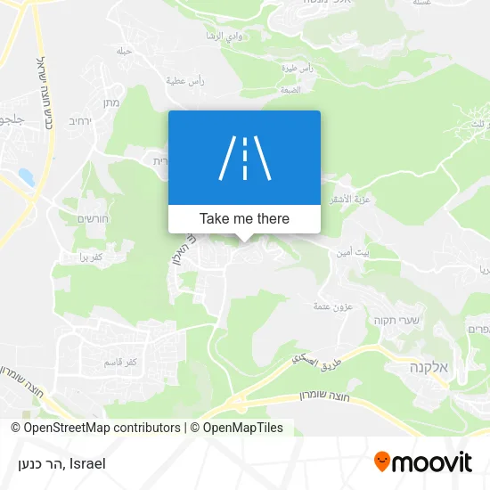 Карта הר כנען