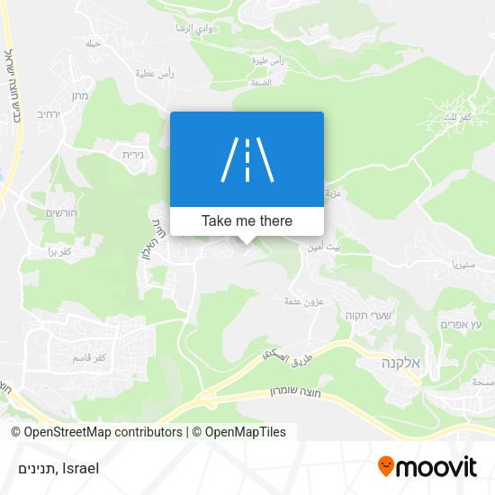 תנינים map