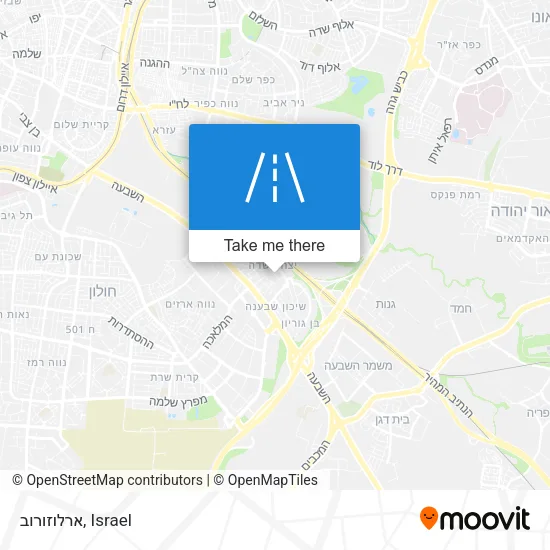 Карта ארלוזורוב