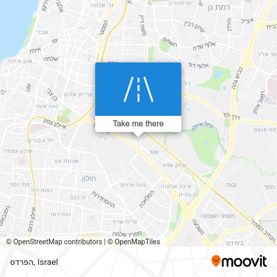 Карта הפרדס