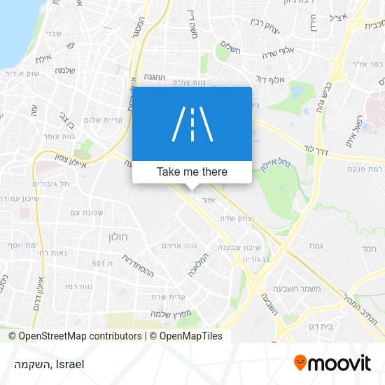 השקמה map