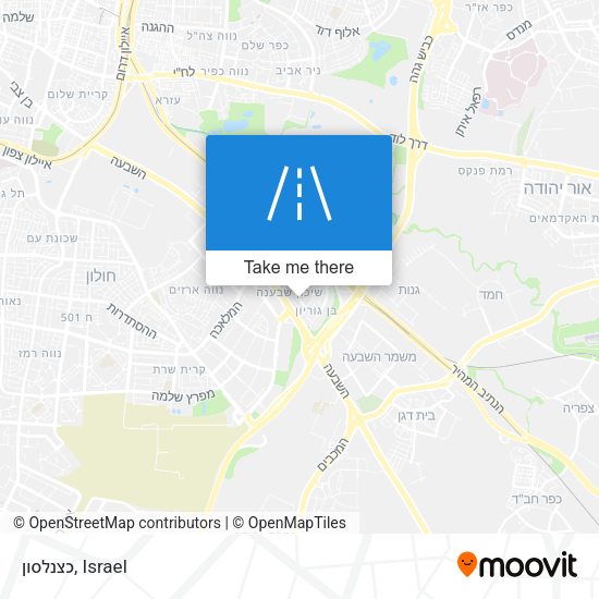 Карта כצנלסון