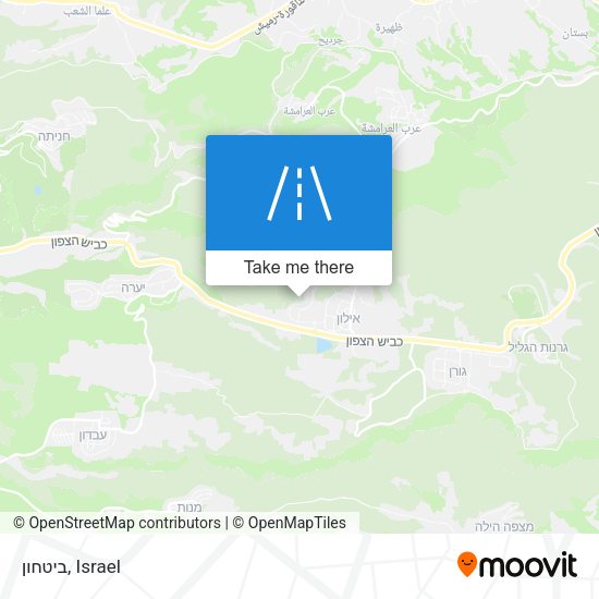 ביטחון map
