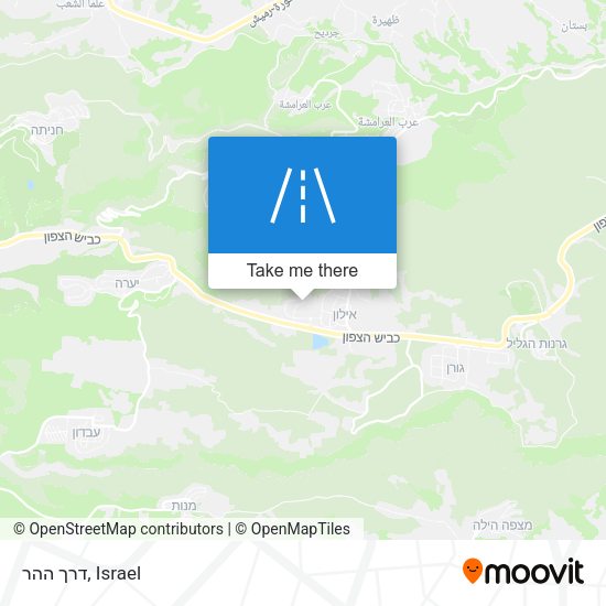 דרך ההר map