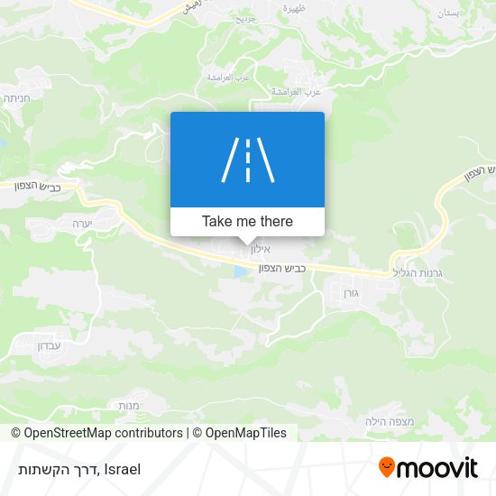דרך הקשתות map