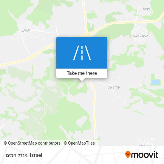 מגדל המים map