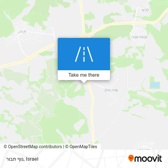 Карта נוף תבור