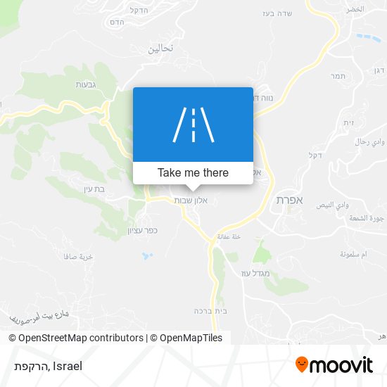 הרקפת map