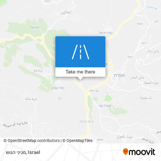 מגיני הגוש map