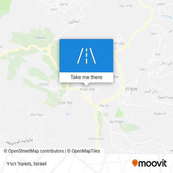 Карта משעול הורד