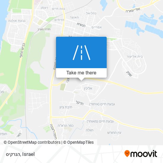 הנרקיס map