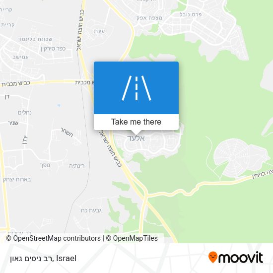 רב ניסים גאון map