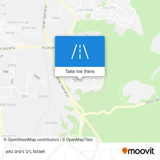 Карта רב ניסים גאון