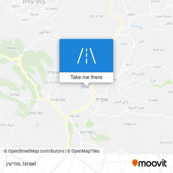 מודיעין map