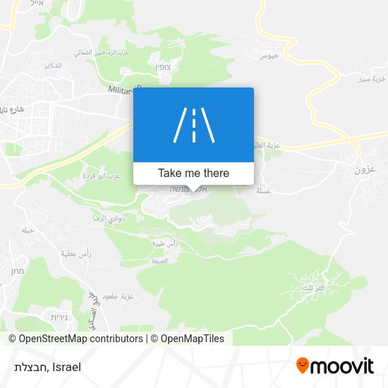 חבצלת map