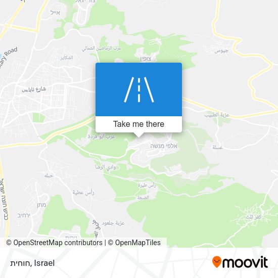 חוחית map