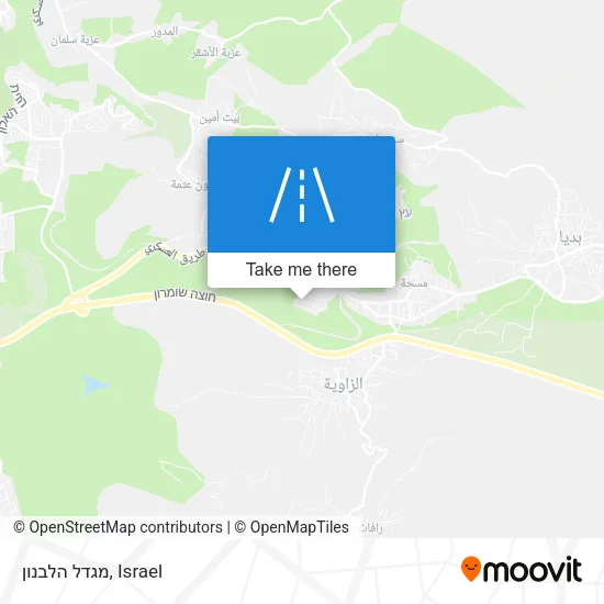 Карта מגדל הלבנון