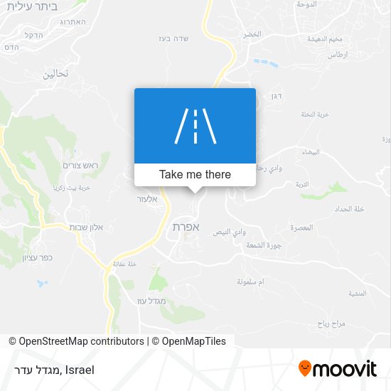 Карта מגדל עדר