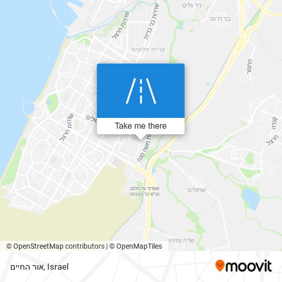 אור החיים map