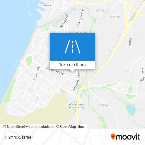 אור לציון map