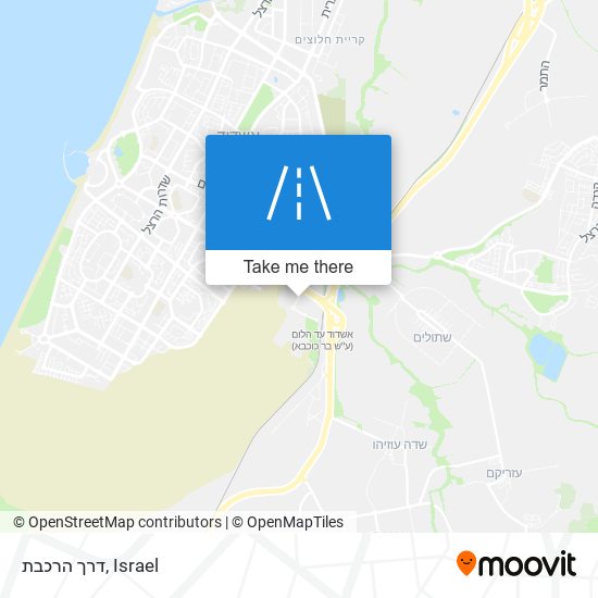 דרך הרכבת map