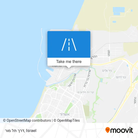 Карта דרך תל מור