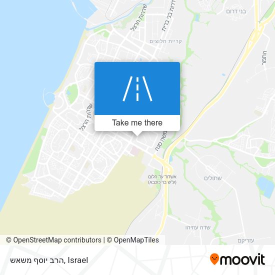 הרב יוסף משאש map