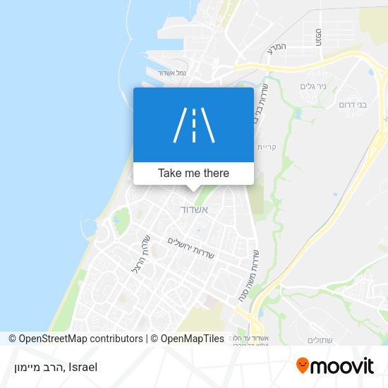 הרב מיימון map