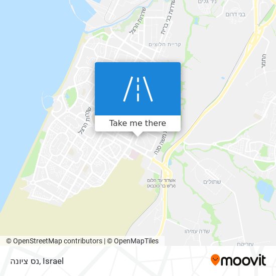 נס ציונה map