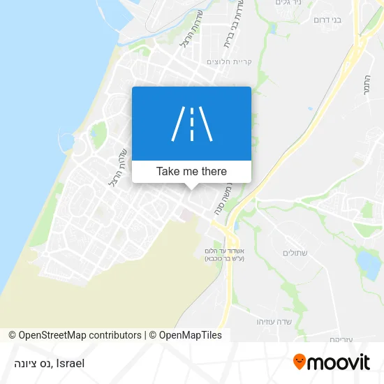 Карта נס ציונה