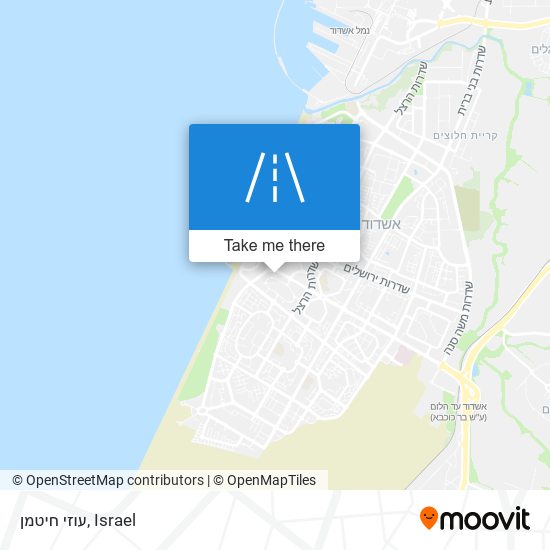 עוזי חיטמן map