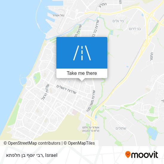 רבי יוסף בן חלפתא map