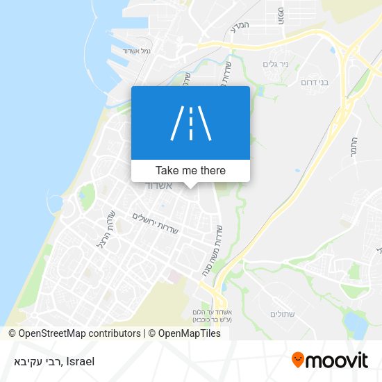 רבי עקיבא map