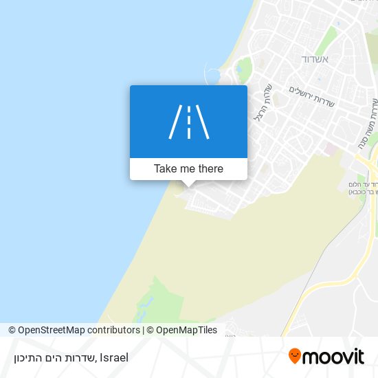 שדרות הים התיכון map