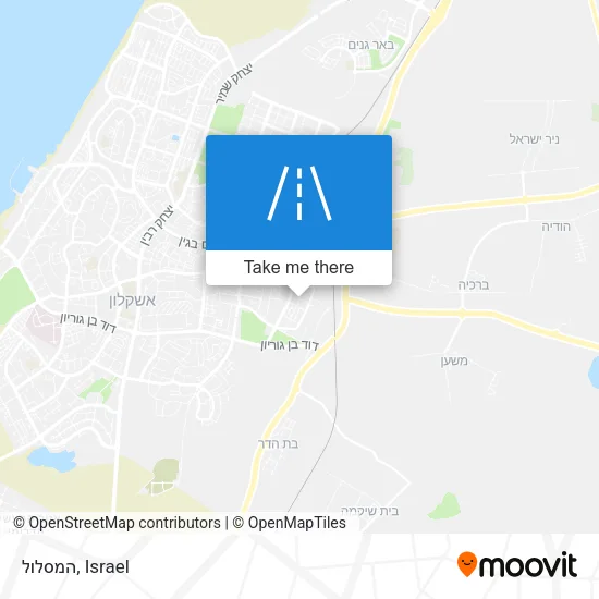 Карта המסלול