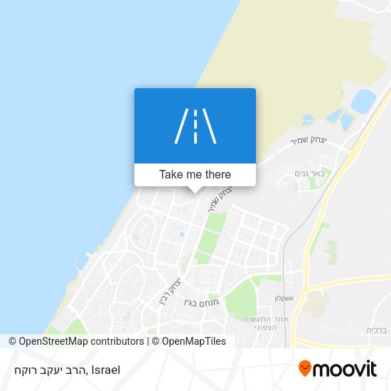 הרב יעקב רוקח map