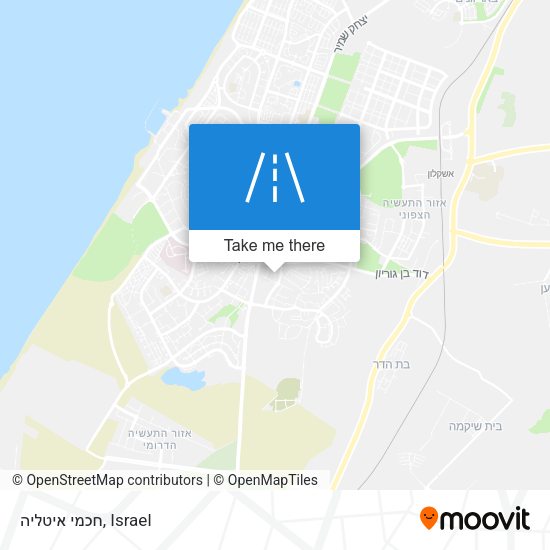 חכמי איטליה map
